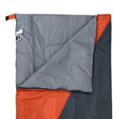 Vidaxl Ľahký obálkový spací vak oranžový 1100 g 10°C