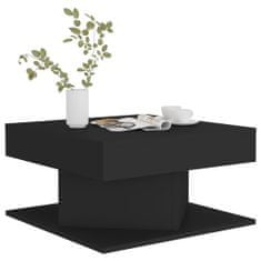 Vidaxl Konferenčný stolík čierny 57x57x30 cm drevotrieska