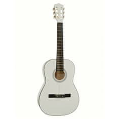 Dimavery AC-300, klasická gitara 3/4, biela