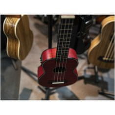 Dimavery UK-100, elektroakustické sopránovej ukulele, červené
