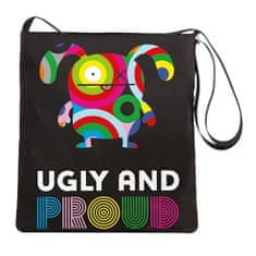 NICI Nákupná taška , Ugly Dolls, čierna, "Ugly and proud"