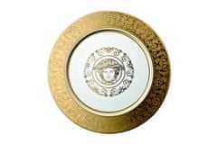 Rosenthal Versace ROSENTHAL VERSACE MEDUSA GALA GOLD tanier servírovací 33 cm