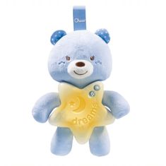 Chicco Goodnight bear svietiaci medvedík, modrý