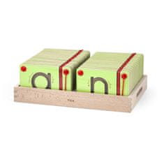 Viga Toys Magnetické tabuľky Učíme sa písať malé písmená Montessori