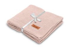 Sensillo Bavlnená deka, rúžová 100 x 80