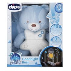 Chicco Goodnight bear svietiaci medvedík, modrý