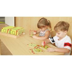 Viga Toys Magnetické tabuľky Učíme sa písať malé písmená Montessori