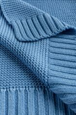 Sensillo Bambusová bavlnená deka 80X100 CM Modrá