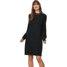 ONLY Dámske šaty ONLVANNES Regular Fit 15196710 Dark Grey Melange (Veľkosť L)