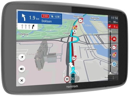 GPS navigácia TomTom GO EXPERT svetové mapy rýchlejšie aktualizácie máp mapy TomTom dotykový displej HD rozlíšenie Wi-Fi Bluetooth hlasové ovládanie 3D stavby