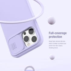 Nillkin CamShield Silky Magnetic Silikonový Kryt pre Apple iPhone 13 pre Max Mint Green 6902048223585