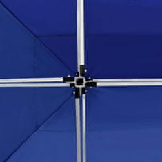 Vidaxl Profesionálny skladací stan+steny, hliník 4,5x3 m, modrý