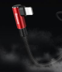 BASEUS MVP Elbow USB Type C Power Delivery / Lightning kábel PD 18W 1m červený (CATLMVP-A09)
