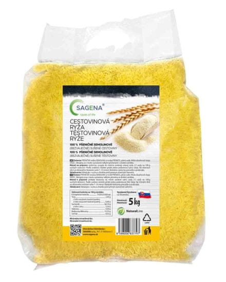 SAGENA Cestovinová ryža semolinová 5 kg