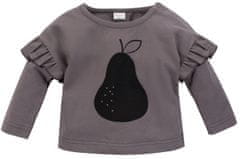 PINOKIO dievčenské tričko Tres Bien 1-02-2110-410-GF, tmavosivá, 62