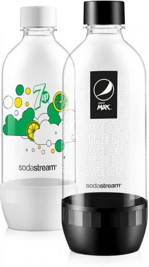 SodaStream Fľaša JET 7UP & Pepsi Max 2x 1l