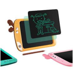 WOOPIE Grafický tablet 10,5" Pig pre deti na kreslenie puzzle + stylus