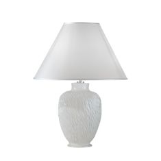 Kolarz CHIARA stolná lampa biela, výška 40 cm