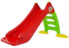 shumee Záhradná šmykľavka s rebríkom pre deti 424 zeleno-červená