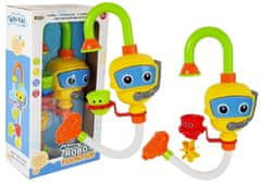 Lean-toys Farebné poháre na kúpanie potápačských robotov s vodopádom