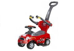 Lean-toys Push Ride s vodiacim kupé Červená