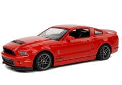 Lean-toys Auto na diaľkové ovládanie Ford Shelby GT500 červené 7,5 km/h 2,4 G