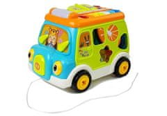 Lean-toys Hudobný autobus s projektorom Pianinko Sorter