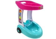 Lean-toys Čistiaca súprava na vozíku Vysávač ružový