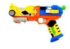 Lean-toys Penová pištoľ Robot 2v1 Maska