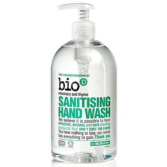 BIO Antibakteriálne mydlo Rozmarín a tymián 500ml