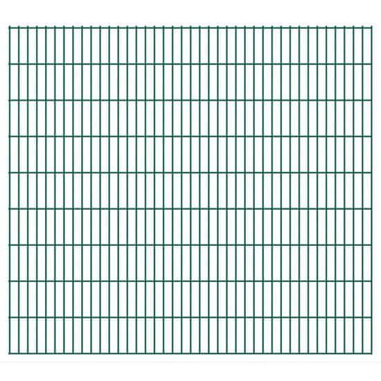 Vidaxl 2D plotové panely, 2,008 x 1,83 m, 44 m, zelené