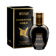 JFenzi dámska parfumovaná voda Femme Fatale gold 100 ml