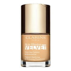 Clarins Matujúci make-up Skin Illusion Velvet ( Natura l Matifying & Hydrating Foundation) 30 ml (Odtieň 112.5W)