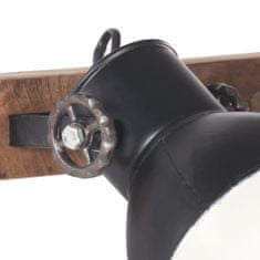 Petromila vidaXL Industriálna nástenná lampa, čierna 65x25 cm E27
