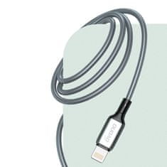 DUDAO L5H kábel USB-C / Lightning PD 65W 1m, sivý