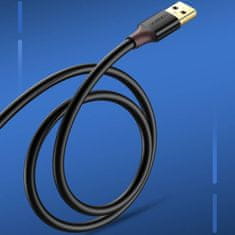 Ugreen US129 Extension predlžovací kábel USB 3.0 F/M 3m, čierny