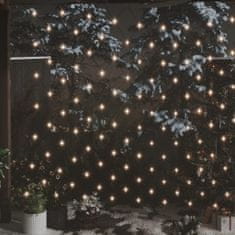 Vidaxl Vianočná svetelná sieť biela 4x4 m 544 LED interiér exteriér