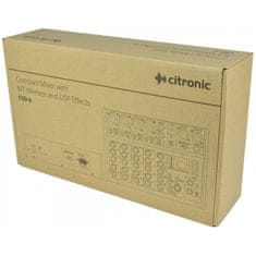 Citronic CSD-6 Kompaktný mixážny pult s Bluetooth a DSP