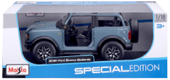 Maisto 2021 Ford Bronco Badlands 1:18 - svetlo modrá