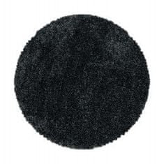 Ayyildiz Kusový koberec Fluffy Shaggy 3500 anthrazit kruh 80x80 (priemer) kruh