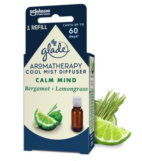 Glade Aromatherapy Cool Mist Diffuser Calm Mind náplň 17,4ml