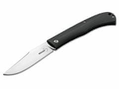 Böker Plus 01BO065 Slack vreckový nôž 8,2 cm, čierna, G10