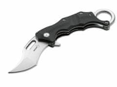 Böker Plus 01BO772 Wildcat vreckový nôž - karambit 7,1 cm, čierna, G10, spona