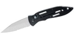 Herbertz 325012 taktický automatický nôž 8,3 cm, čierna, hliník