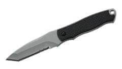 Herbertz 103407 nôž na krk 7 cm, čierna, plast, plastové puzdro s retiazkou