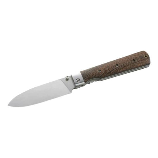 Herbertz 251314 vreckový kempingový nôž 11,4 cm, drevo Tagayasan