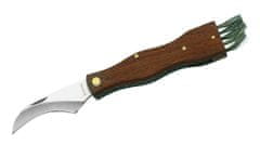 Herbertz 211111 vreckový nôž na huby 7 cm, drevo, štetec 