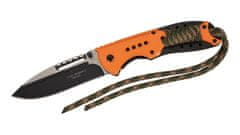 Herbertz 564712 vreckový nôž 9,7 cm, čierno-oranžová, plast 