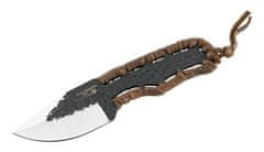 Herbertz 112706 lovecký nôž 6 cm, celooceľový, kožená šnúrka, kožené puzdro