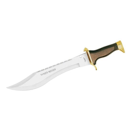 Herbertz 107330 lovecký nôž 30,5 cm, drevo Pakka, kožené puzdro
